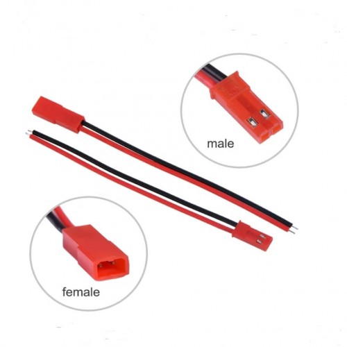 2 Pin 2.25mm JST Kablo (Erkek Dişi Takım) 10cm