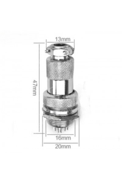 16MM 4 LÜ MAYK FİŞ 4P DİŞİ FİŞ