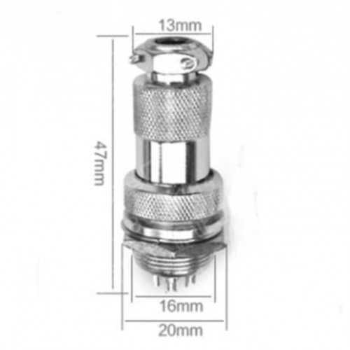 16MM 4 LÜ MAYK FİŞ 4P DİŞİ FİŞ