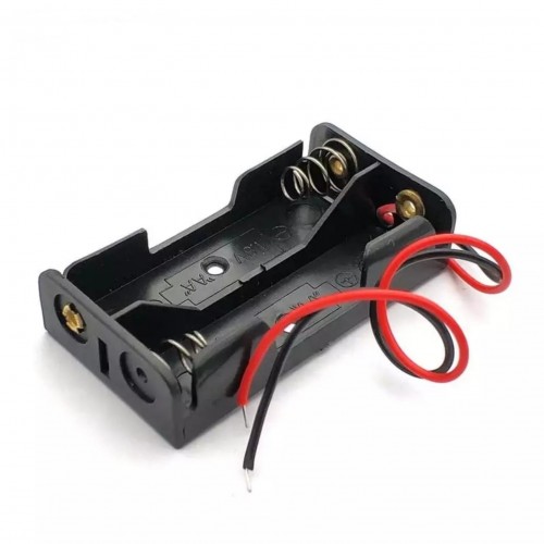 IC-233A 2 Lİ KALEM PİL KUTUSU YAN YANA (AA)