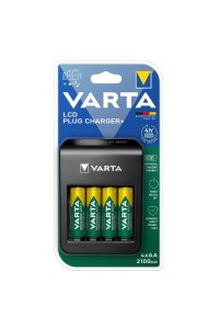 Varta 57687 LCD Plug Pil Şarj Cihazı 4x2100mAh