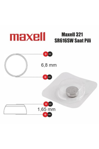 Maxell 321 SR616SW Saat Pili