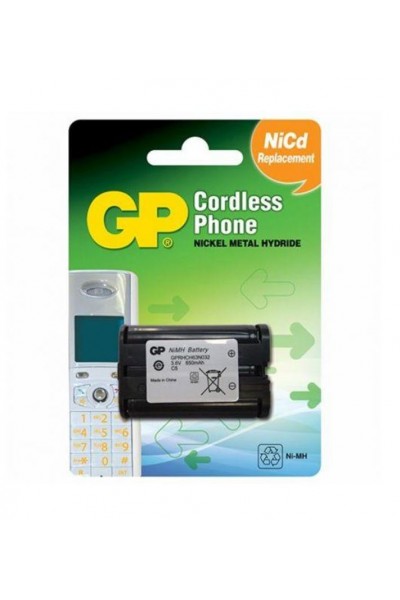 GP NIMH 3.6v 650mAh Telsiz Telefon Pili / GP Panasonic HHR-P107 Bataryası