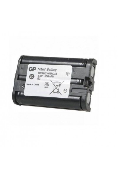 GP NIMH 3.6v 650mAh Telsiz Telefon Pili / GP Panasonic HHR-P107 Bataryası