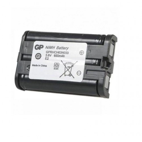 GP NIMH 3.6v 650mAh Telsiz Telefon Pili / GP Panasonic HHR-P107 Bataryası