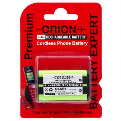 Orion HHR-P104 3.6V 830mAh Telsiz Telefon Pili