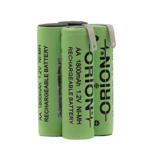 Orion AA 4.8V 1800mAh Ni-Mh Şarjlı Vidalama Pili