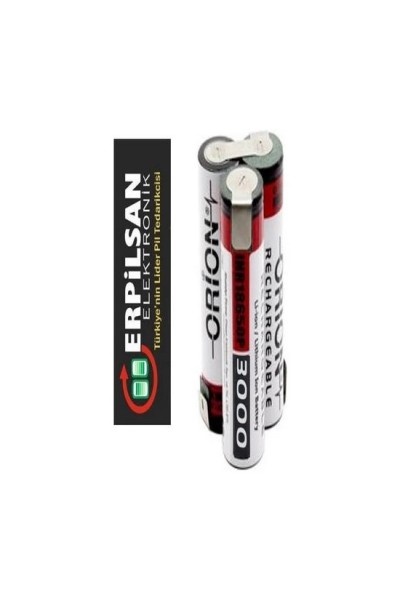 Orion 18650 10.8V ve 12V Matkaplar için 3000mAh Li-ion 3S 10C 30A Şarjlı Üçgen Matkap Pili