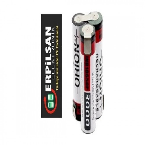 Orion 18650 10.8V ve 12V Matkaplar için 3000mAh Li-ion 3S 10C 30A Şarjlı Üçgen Matkap Pili