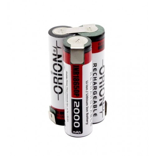 Orion 18650 10.8V ve 12V Matkaplar için 2000mAh Li-ion 3S 15C 30A Şarjlı Üçgen Matkap Pili