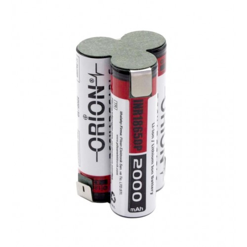 Orion 18650 10.8V ve 12V Matkaplar için 2000mAh Li-ion 3S 15C 30A Şarjlı Üçgen Matkap Pili