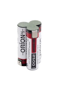 Orion 18650 10.8V ve 12V Matkaplar için 2500mAh Li-ion 3S 10C 25A Şarjlı Üçgen Matkap Pili