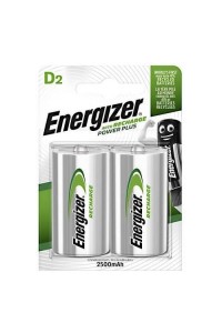 Energizer Power Plus D Büyük Boy 2500 mAh 2'li Paket