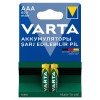 Varta 56703 Power 800 mAh AAA Şarj Edilebilir İnce Kalem Pil 2'Li Paket