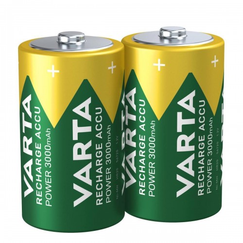 Varta 56720 Power 3000 mAh D Şarj Edilebilir Büyük Pil 2'li Paket