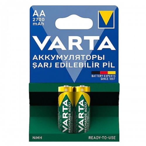Varta 57063 2700 mAh AA Şarj Edilebilir Kalem Pil 2'li Paket