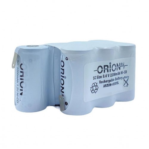 Arzum AR449 Serisi Uyumlu Orion 8.4v 2200mAh Şarjlı Süpürge Pili